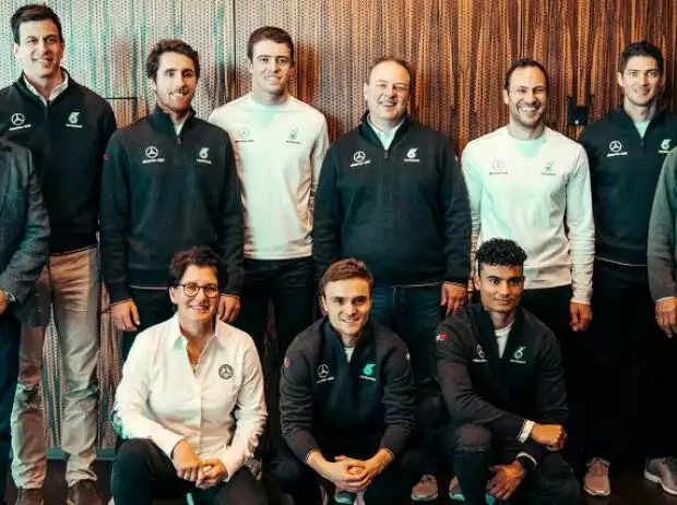 Toto Wolff, Daniel Juncadella, Gary Paffett, Paul di Resta, Pascal Wehrlein, Lucas Auer, Edoardo Mortara Titel-Bild zur News: Toto Wolff, Daniel Juncadella, Gary Paffett, Paul di Resta, Pascal Wehrlein, Lucas Auer, Edoardo Mortara