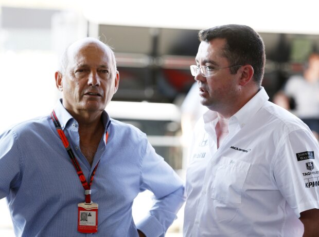 Ron Dennis, Eric Boullier Ron Dennis, Eric Boullier