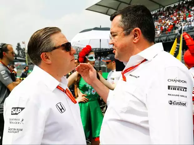 Zak Brown, Eric Boullier Titel-Bild zur News: Zak Brown, Eric Boullier