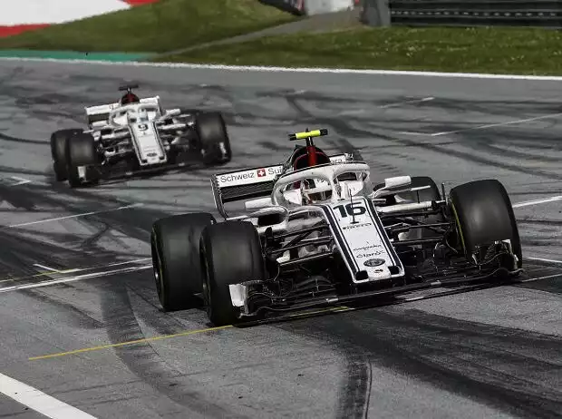 Charles Leclerc, Marcus Ericsson Titel-Bild zur News: Charles Leclerc, Marcus Ericsson