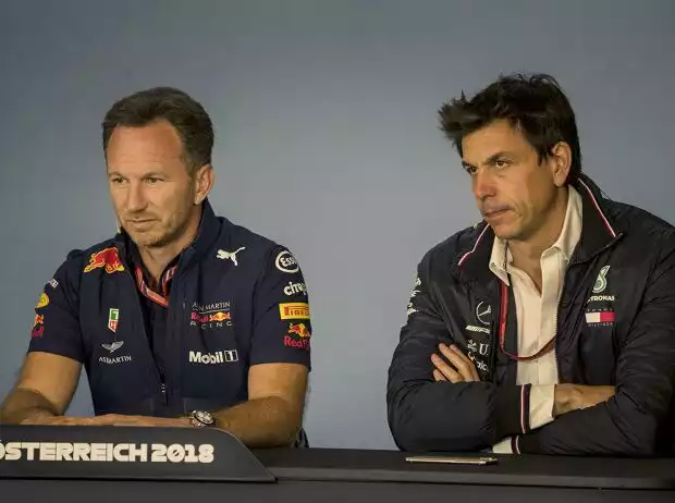 Christian Horner, Toto Wolff Titel-Bild zur News: Christian Horner, Toto Wolff