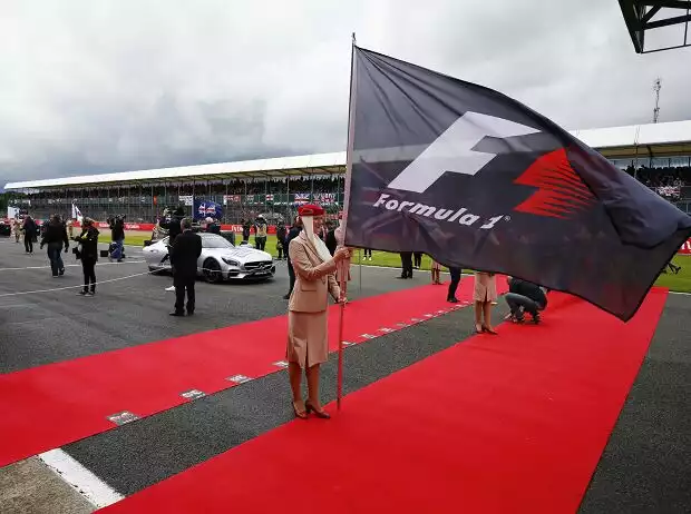 Formel-1-Fahne Titel-Bild zur News: Formel-1-Fahne