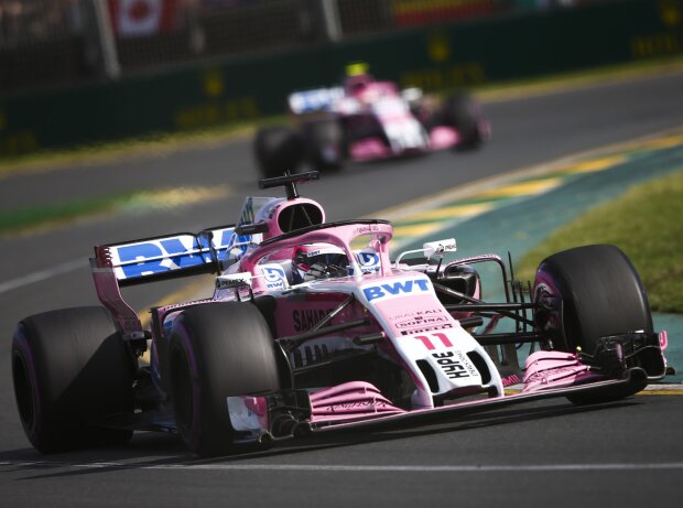 Sergio Perez, Esteban Ocon Sergio Perez, Esteban Ocon