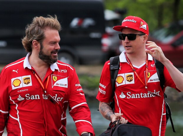 Gino Rosato und Kimi Räikkönen