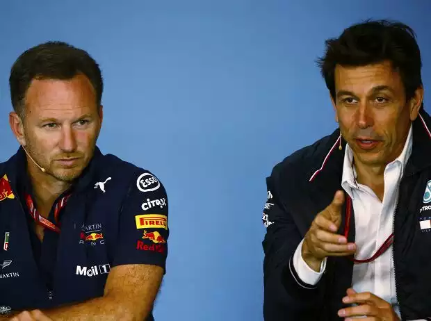 Toto Wolff, Christian Horner Titel-Bild zur News: Toto Wolff, Christian Horner