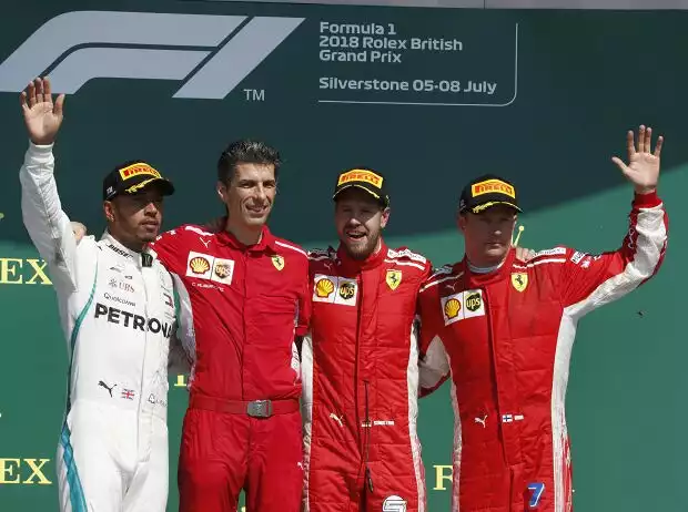 Lewis Hamilton, Sebastian Vettel, Kimi Räikkönen Titel-Bild zur News: Lewis Hamilton, Sebastian Vettel, Kimi Räikkönen