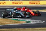 Valtteri Bottas (Mercedes) und Sebastian Vettel (Ferrari) 