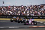 Esteban Ocon (Force India), Kevin Magnussen (Haas) und Fernando Alonso (McLaren) 