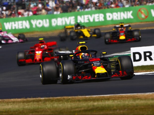 Titel-Bild zur News: Max Verstappen, Kimi Räikkönen, Daniel Ricciardo