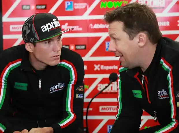 Aleix Espargaro; Marcus Eschenbacher Titel-Bild zur News: Aleix Espargaro; Marcus Eschenbacher