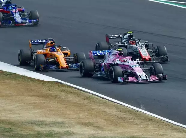Esteban Ocon, Kevin Magnussen, Fernando Alonso Titel-Bild zur News: Esteban Ocon, Kevin Magnussen, Fernando Alonso