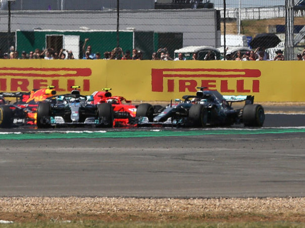 Sebastian Vettel, Kimi Räikkönen, Lewis Hamilton