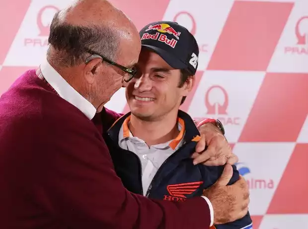 Daniel Pedrosa, Carmelo Ezpeleta Titel-Bild zur News: Daniel Pedrosa, Carmelo Ezpeleta