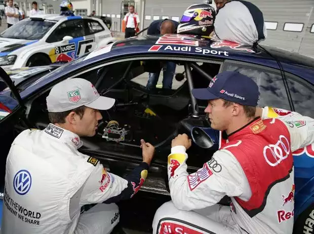 Mattias Ekström, Sebastien Ogier Titel-Bild zur News: Mattias Ekström, Sebastien Ogier