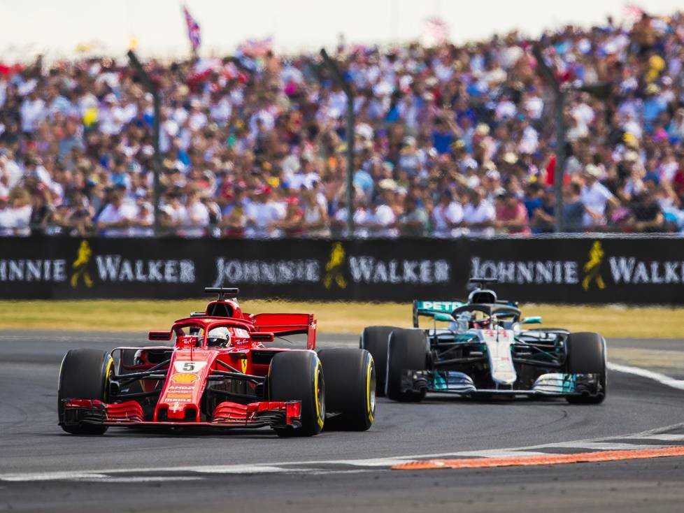 Sebastian Vettel, Lewis Hamilton