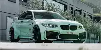 Bild zum Inhalt: BMW M2 2018: Tuner macht Baby-M sehr breit und sehr grün