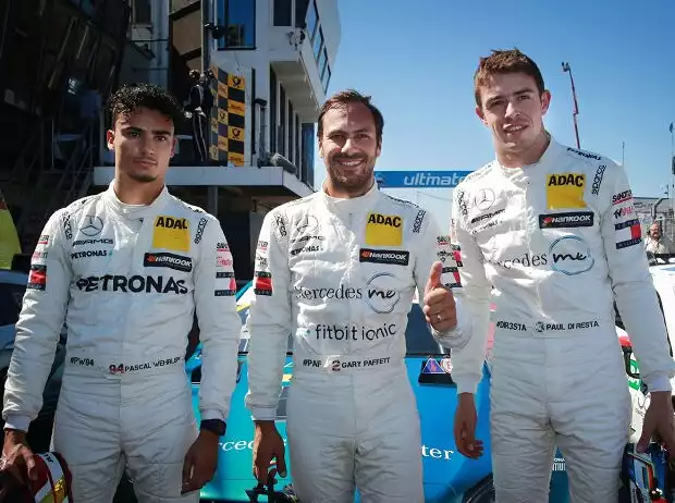 Pascal Wehrlein, Gary Paffett, Paul di Resta Titel-Bild zur News: Pascal Wehrlein, Gary Paffett, Paul di Resta