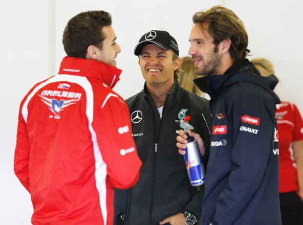 Jean-Eric Vergne, Jules Bianchi, Nico Rosberg