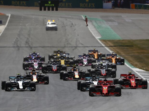 Titel-Bild zur News: Sebastian Vettel, Lewis Hamilton, Valtteri Bottas, Kimi Räikkönen, Max Verstappen, Daniel Ricciardo