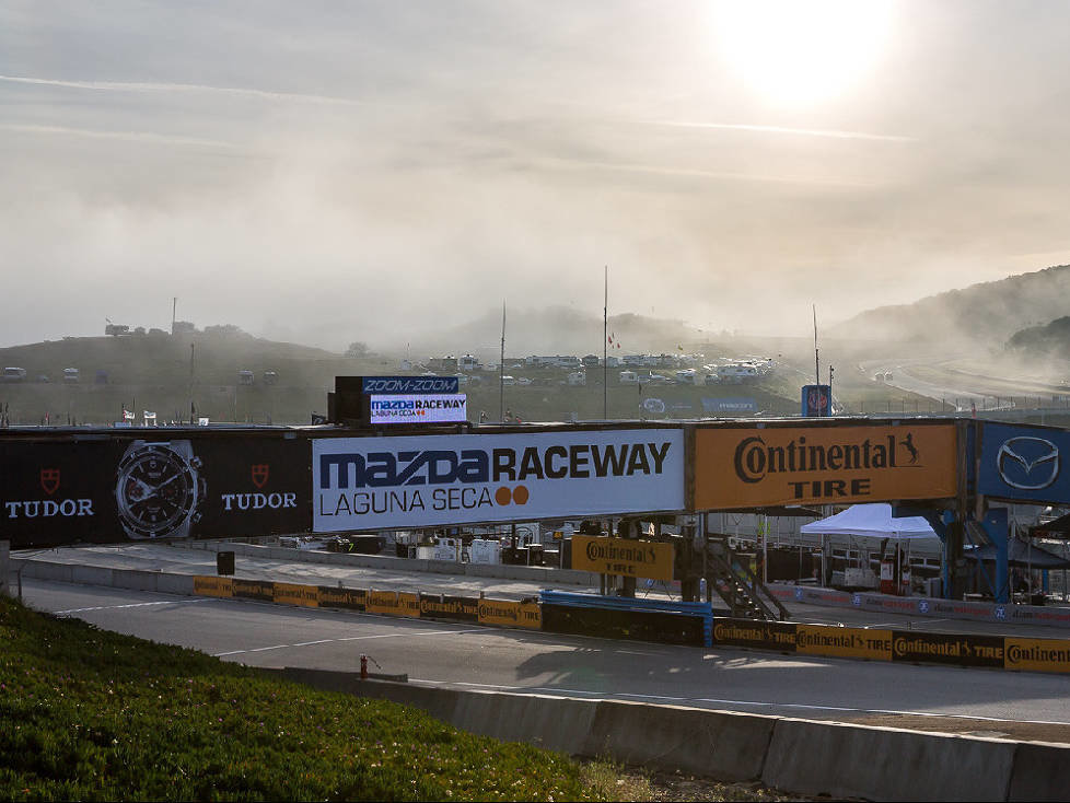 Nebel am Laguna Seca Raceway