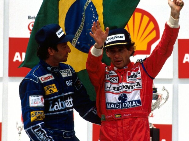 Riccardo Patrese, Gerhard Berger Riccardo Patrese, Gerhard Berger