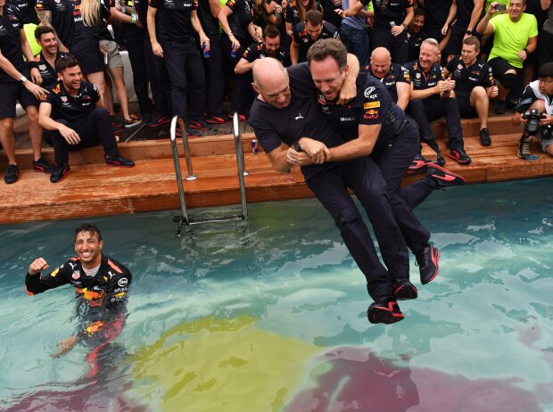Christian Horner, Adrian Newey Christian Horner, Adrian Newey