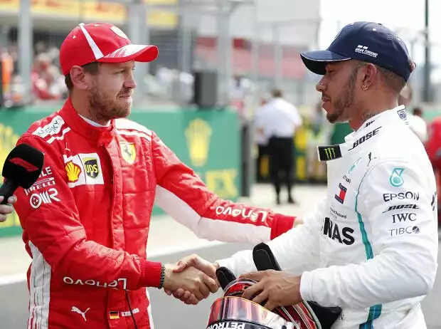 Sebastian Vettel, Lewis Hamilton Titel-Bild zur News: Sebastian Vettel, Lewis Hamilton