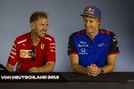 Sebastian Vettel (Ferrari) und Pierre Gasly (Toro Rosso) 