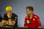 Nico Hülkenberg (Renault) und Sebastian Vettel (Ferrari) 