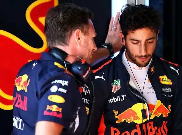 Christian Horner, Daniel Ricciardo Titel-Bild zur News: Christian Horner, Daniel Ricciardo