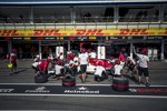 Boxenstopptraining mit Charles Leclerc (Sauber) 