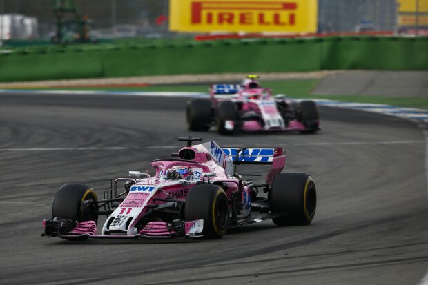 Sergio Perez Esteban Ocon Force India Sahara Force India F1 Team F1 ~Sergio Perez (Force India) und Esteban Ocon (Force India) ~ 