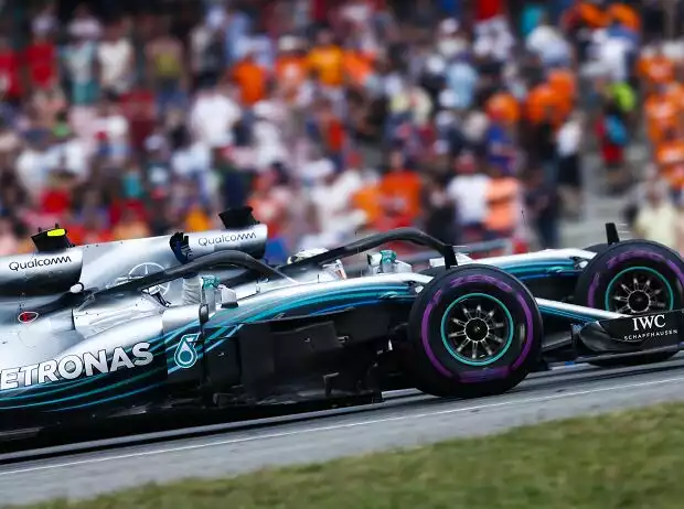 Titel-Bild zur News: Lewis Hamilton, Valtteri Bottas