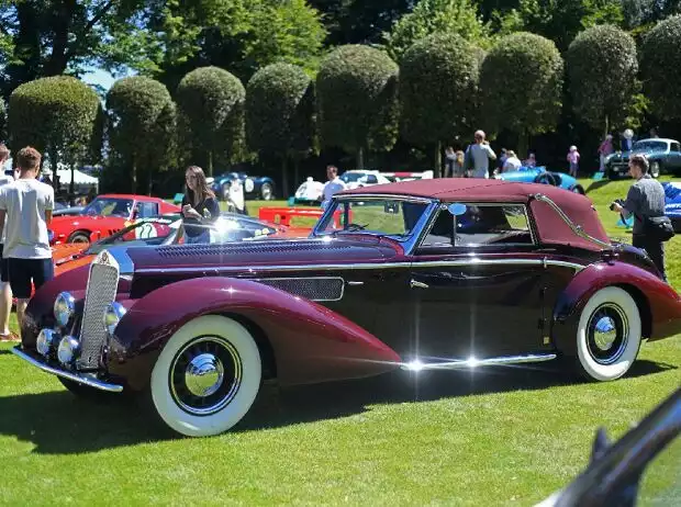 Heveninghall Concours 2018 / 1939 Delage D8-120 Cabriolet Titel-Bild zur News: Heveninghall Concours 2018 / 1939 Delage D8-120 Cabriolet