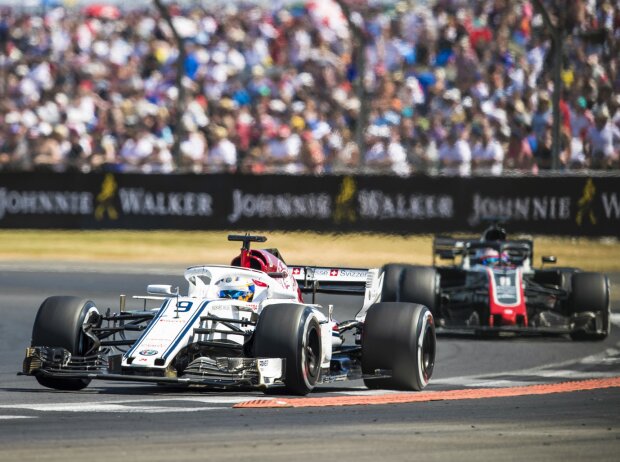 Titel-Bild zur News: Marcus Ericsson, Romain Grosjean