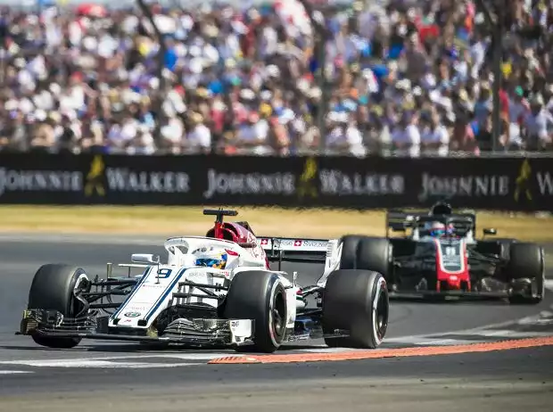 Marcus Ericsson, Romain Grosjean Titel-Bild zur News: Marcus Ericsson, Romain Grosjean