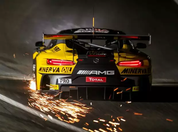 Daniel Juncadella, Raffaele Marciello, Tristan Vautier, Funken Titel-Bild zur News: Daniel Juncadella, Raffaele Marciello, Tristan Vautier, Funken