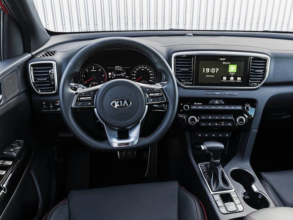 Innenraum und Cockpit des Kia Sportage 2018