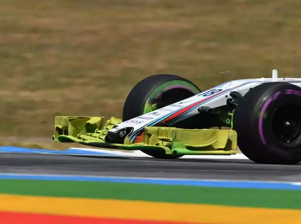 Lance Stroll, Frontflügel Titel-Bild zur News: Lance Stroll, Frontflügel