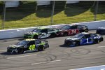 Jimmie Johnson (Hendrick), Richard Childress, Jamie McMurray (Ganassi) und Michael McDowell (Front Row) 