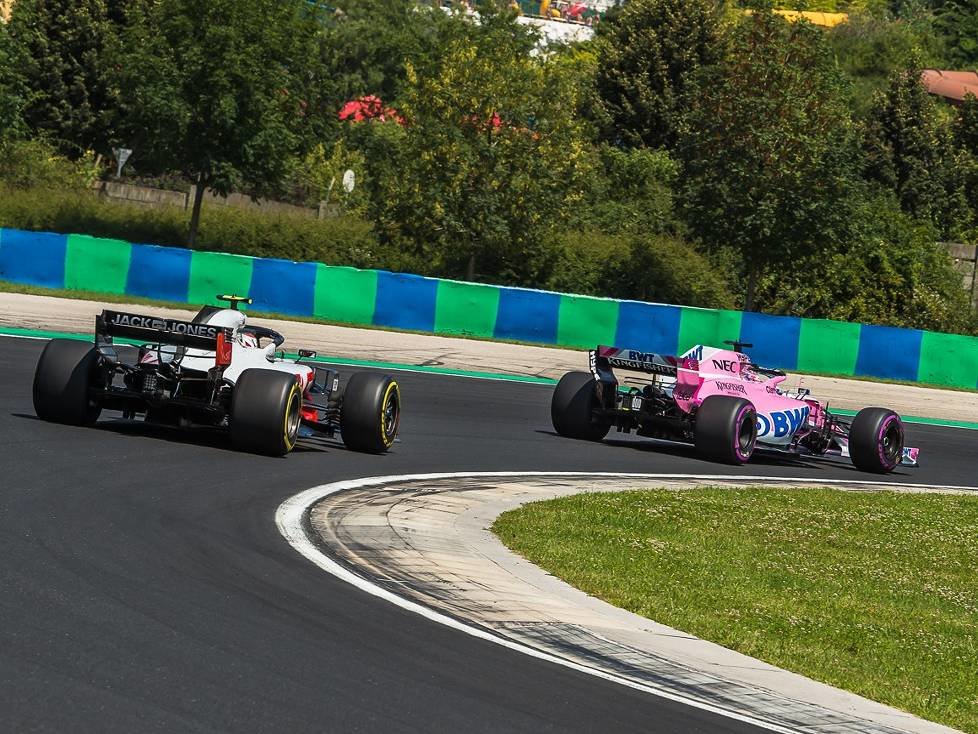 Sergio Perez, Kevin Magnussen