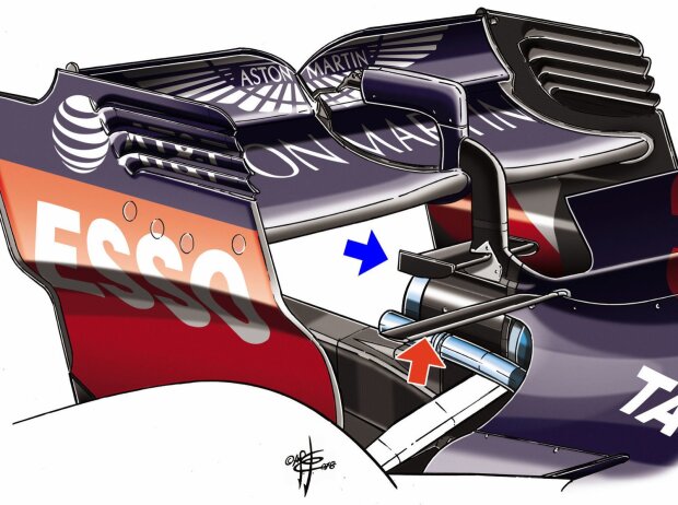 Red Bull RB14, Monkey-Seat