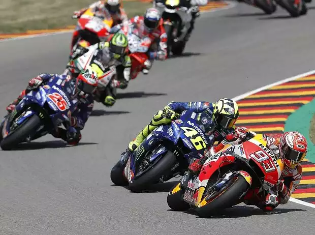 Marc Marquez, Valentino Rossi Titel-Bild zur News: Marc Marquez, Valentino Rossi