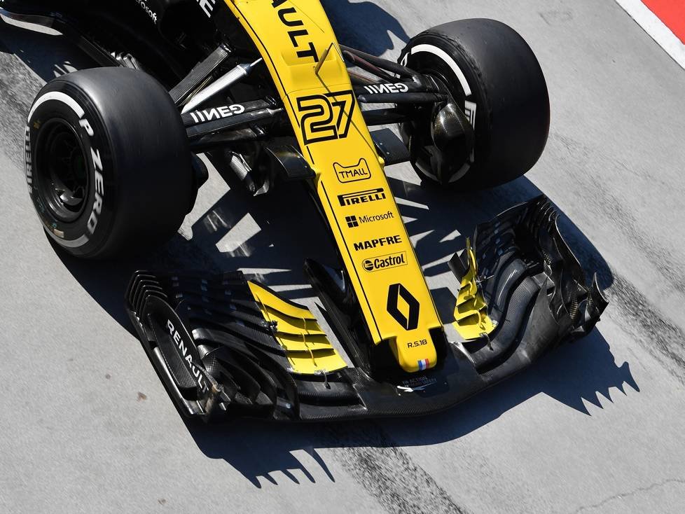 Renault R.S. 18, Frontflügel
