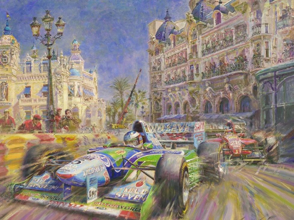 Artwork: Bennetton Ford 1994 in Monaco/Motorworld Region Stuttgart Art Gallery