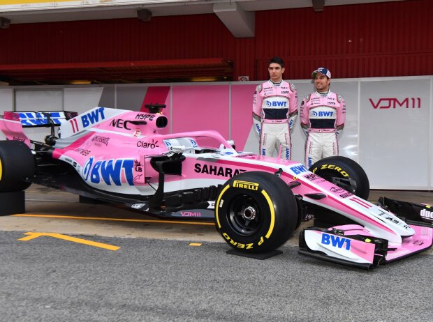 Sergio Perez, Esteban Ocon Sergio Perez, Esteban Ocon
