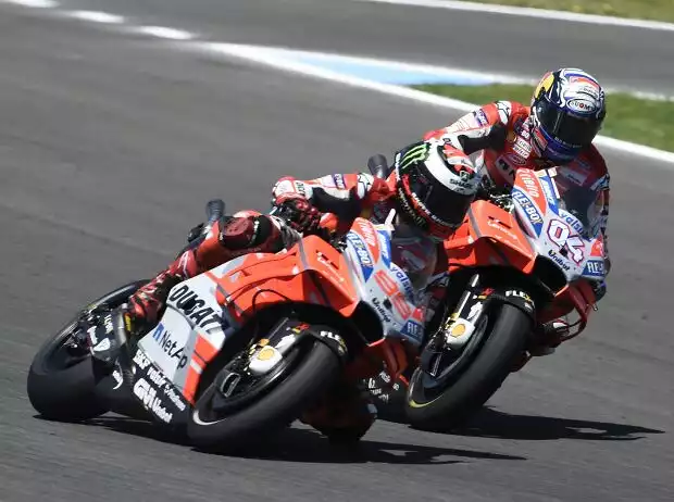 Jorge Lorenzo, Andrea Dovizioso Titel-Bild zur News: Jorge Lorenzo, Andrea Dovizioso