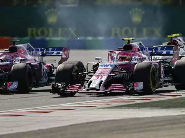 Sergio Perez, Esteban Ocon, Charles Leclerc Titel-Bild zur News: Sergio Perez, Esteban Ocon, Charles Leclerc