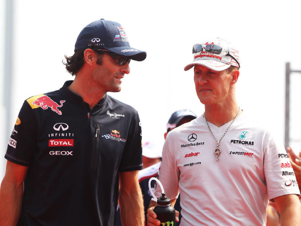 Michael Schumacher, Mark Webber