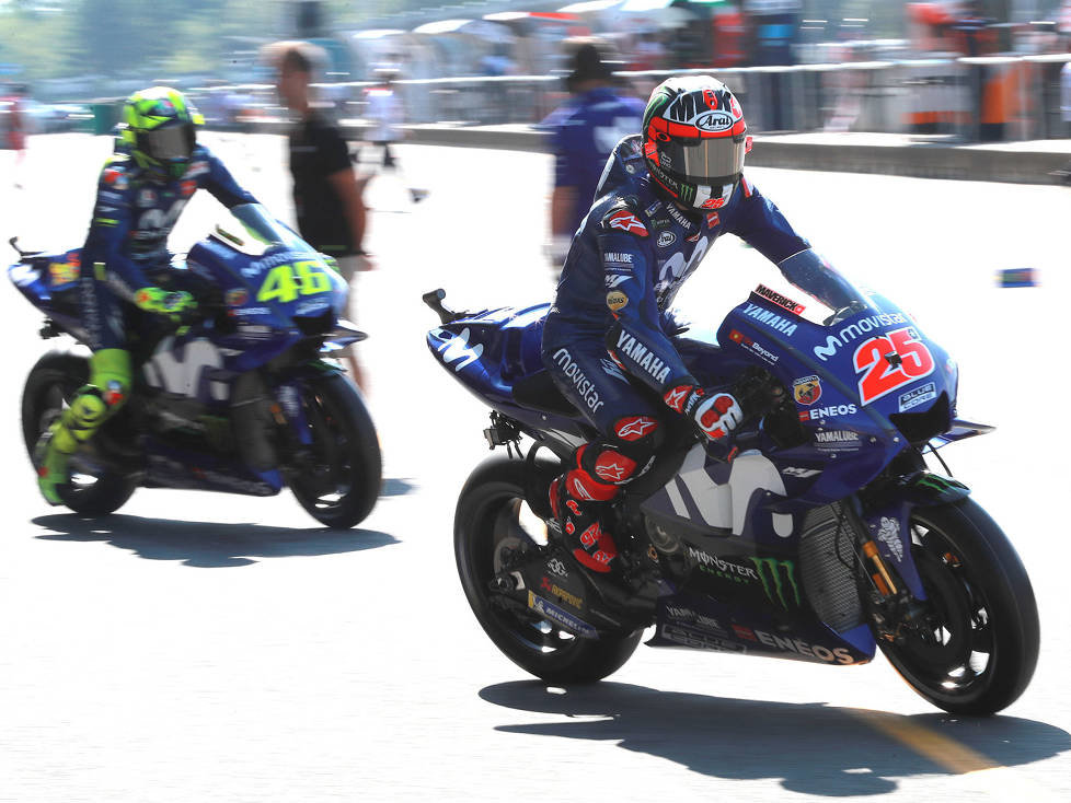 Maverick Vinales, Valentino Rossi